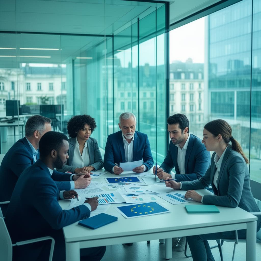 Equipo Finnova trabajando en proyectos europeos