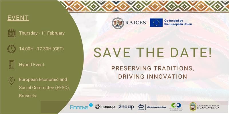 RAICES launches as an EU–Latin America project to support sustainable Indigenous craftsmanship in Peru and Colombia