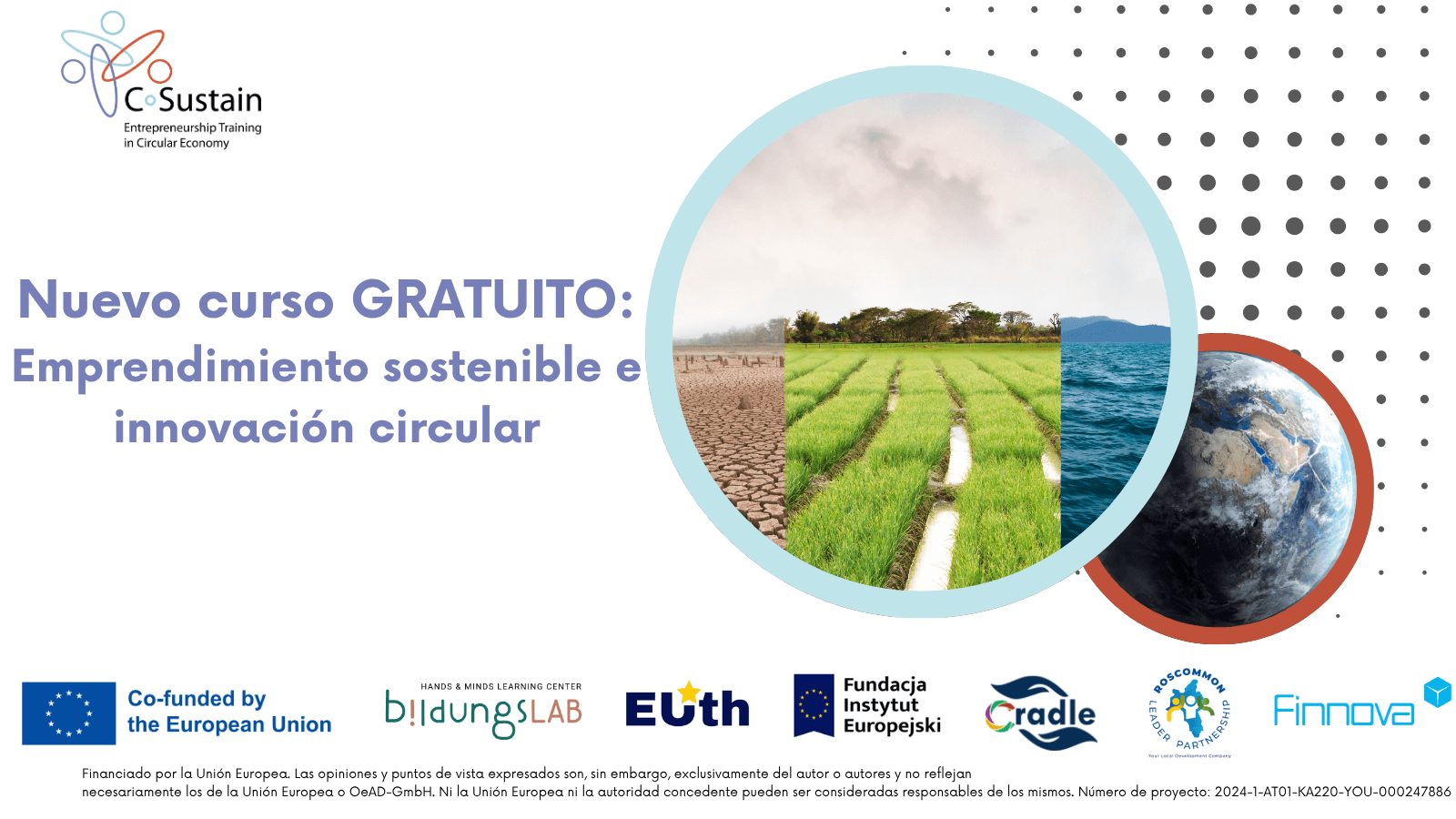 C-SUSTAIN inicia un curso gratuito para formar a las próximas generaciones de emprendedores sostenibles