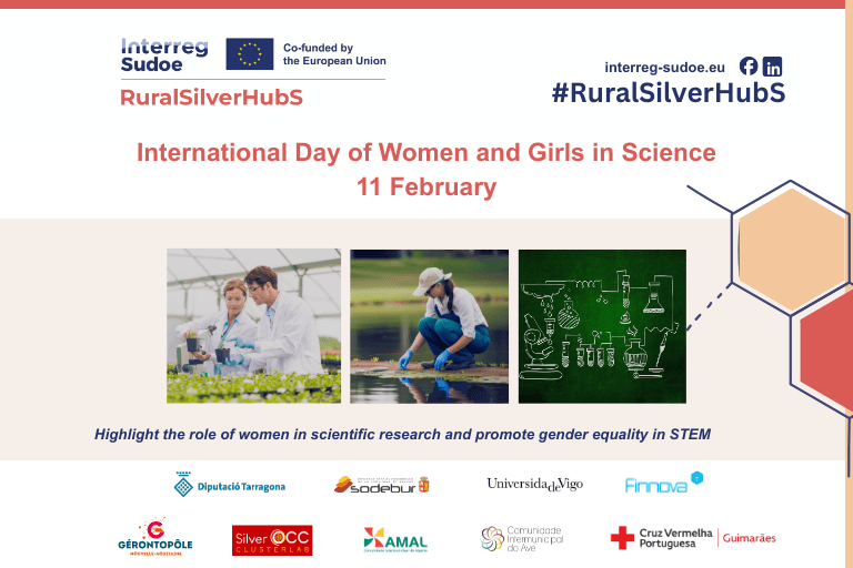 RuralSilverHubS valoriza mulheres cientistas de referência do espaço SUDOE no Dia Internacional da Mulher e da Rapariga na Ciência